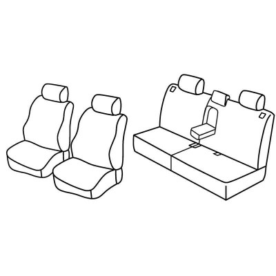 FOD.SUPERIOR NERO-BLU SU ORD. TOYOTA LAND CRUISER 5P 02+09