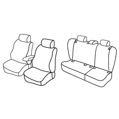 FOD.SUPERIOR NERO-BLU SU ORD. VW GOLF V SW 07+09