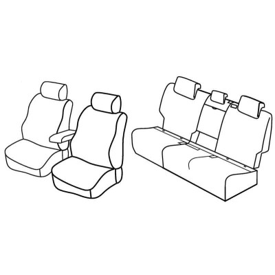 FOD.SUPERIOR GRIG-NER SU ORD. VW GOLF VII SPORTSVAN 14+