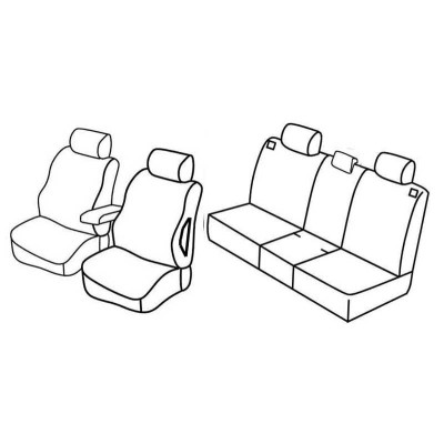 FOD.SUPERIOR NERO-BLU SU ORD. OPEL MERIVA 03+10