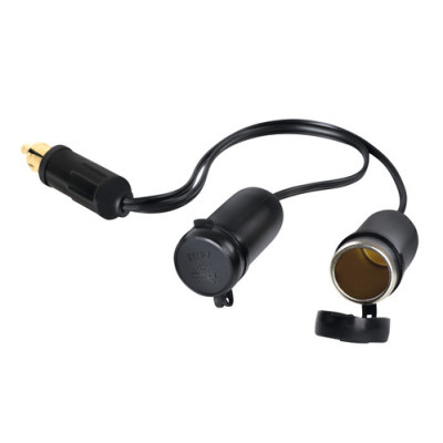 SPINOTTO DIN DOPPIA USCITA CON CAVO 24V