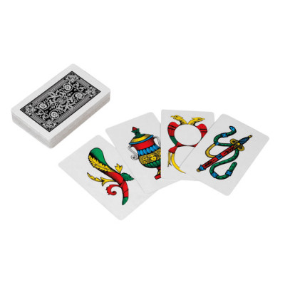 MAZZO CARTE DA BRISCOLA PLASTIFICATE NAPOLETANE CARTA