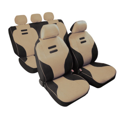 *SET FODERE KYNOX NERO+BEIGE COORDINATE, IN MICROFIBRA