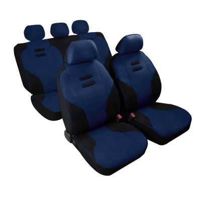 *SET FODERE KYNOX NERO+AVIO COORDINATE, IN MICROFIBRA