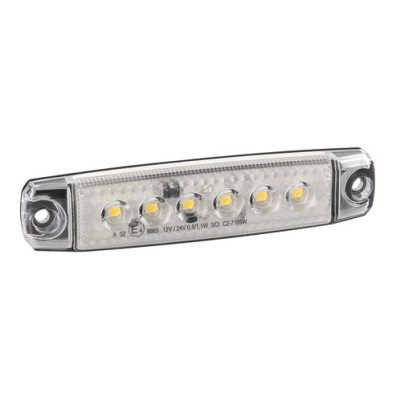 SET 20PZ LUCE INGOMBRO BIANCA 6LED 12-24V