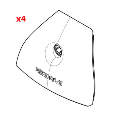 RICAMBI - SET 4 COVER PIEDI E VOS (70PL047A)