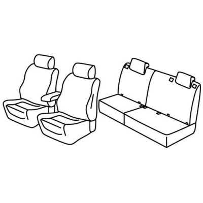 FOD.SUPERIOR NERO-BLU SU ORD. FIAT TIPO SW 16+