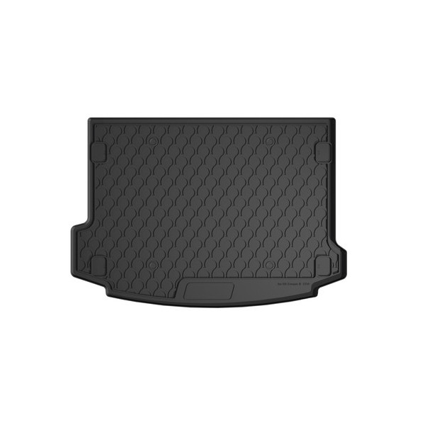VASCA BAULE SU MISURA GOMMA COMP C-LAND ROVER-RANGE ROVER EVOQUE 19+