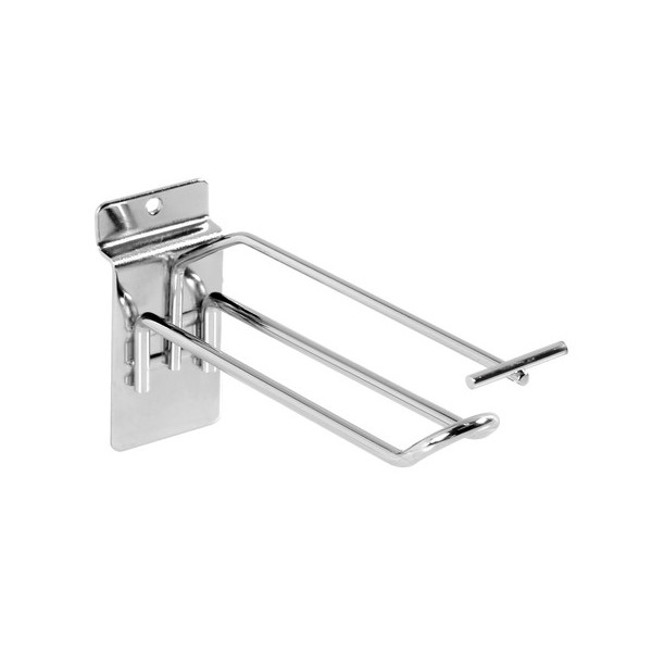 GANCIO DOPPIO CM 10 CON PRED. P-PREZZI PER SCAFFALI DOGHE