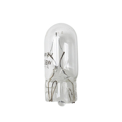 *SET 10 LAMPADINE ZOCC.VETRO T10 12V 3W SCATOLA