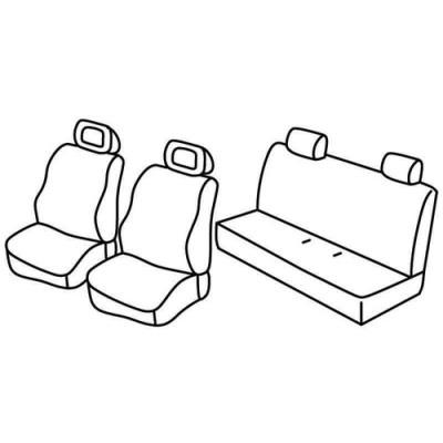 FOD.SUPERIOR BEIGE SU ORD. FIAT PANDA 03+12
