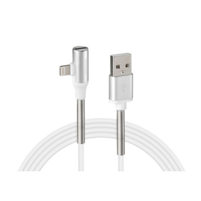 CAVO APPLE 8PIN 1M BIANCO CON ADAT.PER AURICOLARI APPLE (RICAR.,DATI,MUSICA,CHIAMATE)