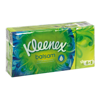 KLEENEX FAZZOLETTI BALSAMICI 1 CONFEZIONE DA 8 PACCHETTI