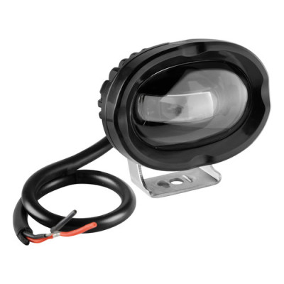FARO AUSILIARIO PER MULETTI 3LED, 9W LUCE ROSSA