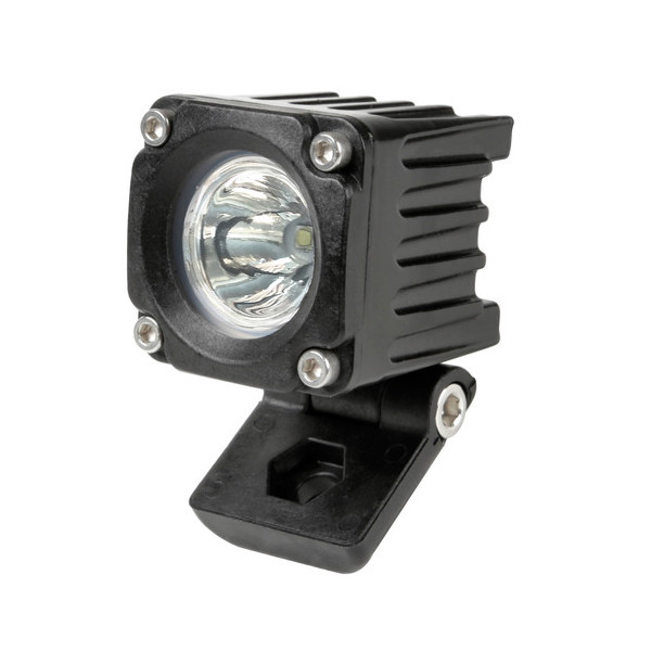 FARO AUSILIARIO QUADRATO 10W 1 LED LUCE FOCALIZZATA