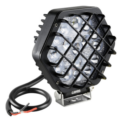 FARO LAVORO CON GRIGLIA 52W 16 LED LUCE FOCALIZZATA