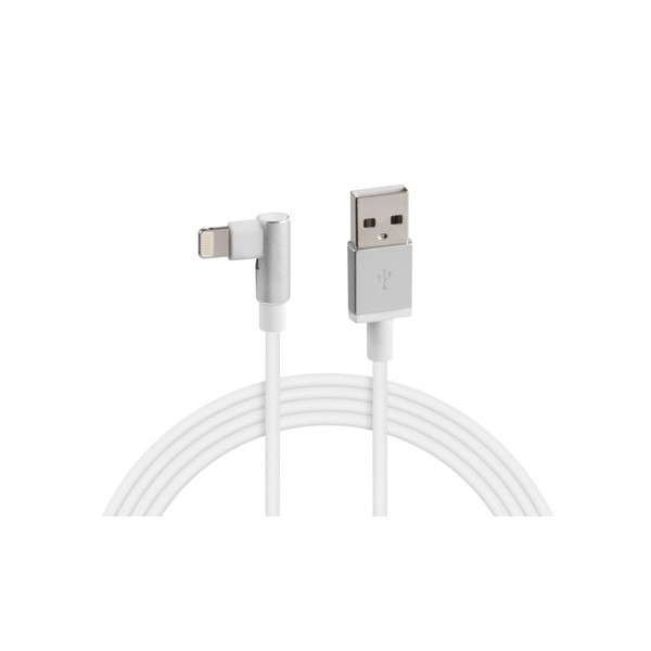 CAVO LIGHTNING MFI 1M - 90[ BIANCO (RICARICA & DATI)