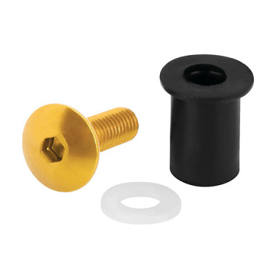 KIT DADI GOMMATI CON VITI E RONDELLE 5MA ORO