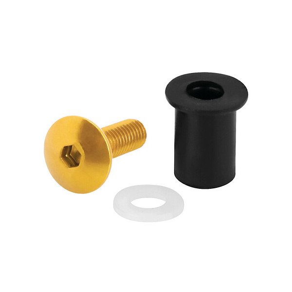 KIT DADI GOMMATI CON VITI E RONDELLE 5MA ORO