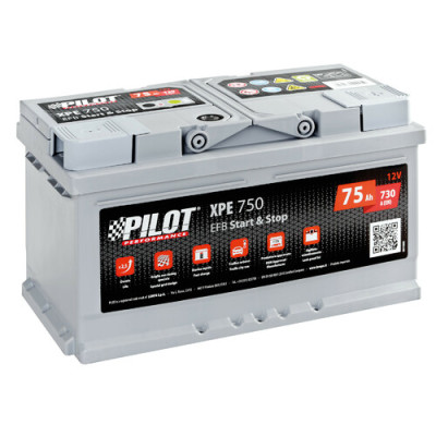 BATTERIA EFB 75Ah 730A(EN)CCA LB4 POLARITÀ 0