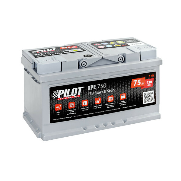 BATTERIA EFB 75Ah 730A(EN)CCA LB4 POLARITÀ 0