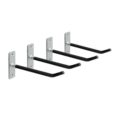 SET 4 GANCI PORTARUOTE DA PARETE FISSI