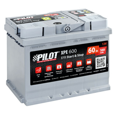 BATTERIA EFB 60Ah 560A(EN)CCA L02 POLARITÀ 0