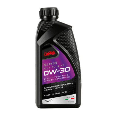 SIRIO SINT PLUS EC 0W-30 OLIO MOTORE AUTO ACEA C3 1 LT.