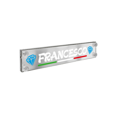 TABELLA PERSONALIZZABILE LED 125CM LASER MONO FLAG