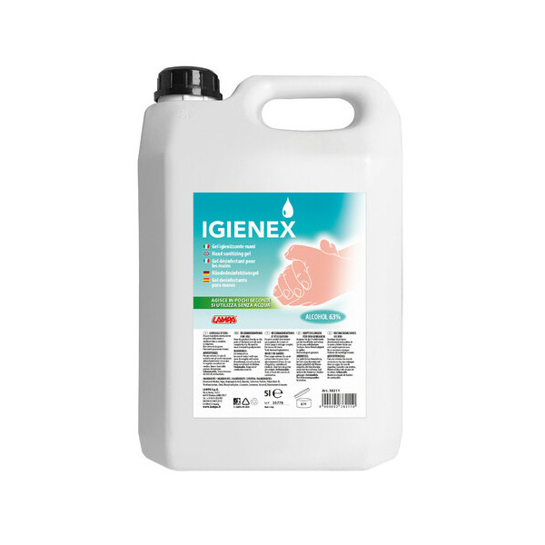 IGIENEX IGIENIZZANTE MANI GEL 5 LITRI