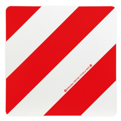 PANNELLO DI SICUREZZA VEICOLI AGRICOLI 423X423X0,8mm CLASSE 1 IN LAMIERA