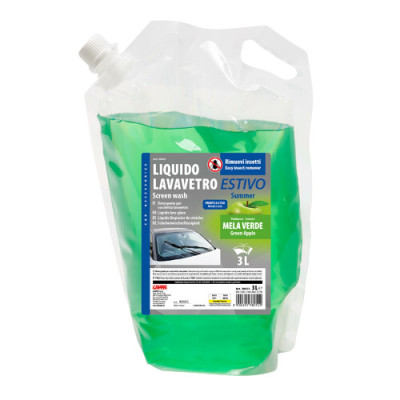 LIQUIDO LAVAVETRO ESTIVO 3L SACCA, PROFUM.MELAVERDE