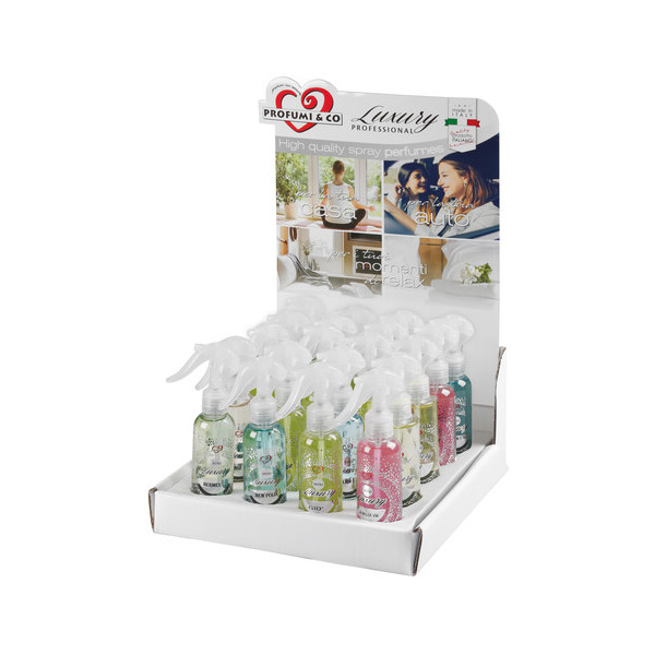 ESPOSITORE 36PZ.MINI LUXURY 150ML. PROFUMI ASSORTITI