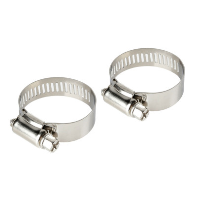 SET 2 PZ. FASCETTE INOX 12MM. DIAM.13-23MM.