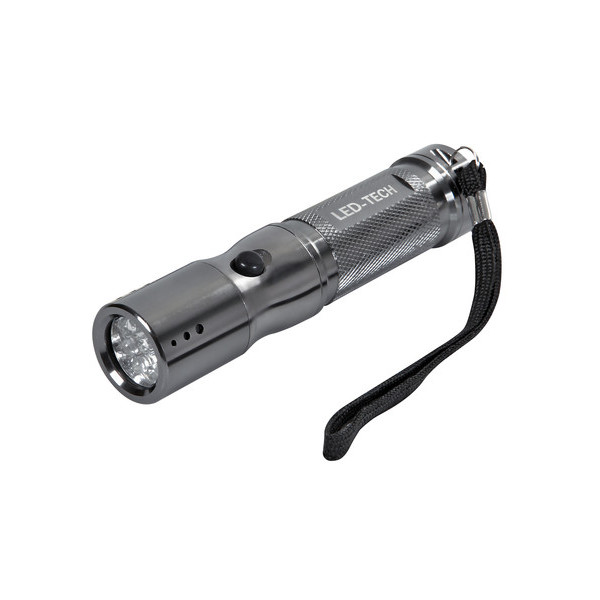 *TORCIA ALLUMINIO  LED-TECH  9 LED