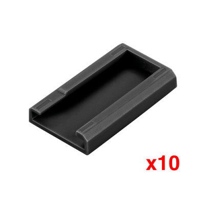 SET 10PZ CLIP ADESIVA  CLIP U-MOVE  PER PARABREZZA