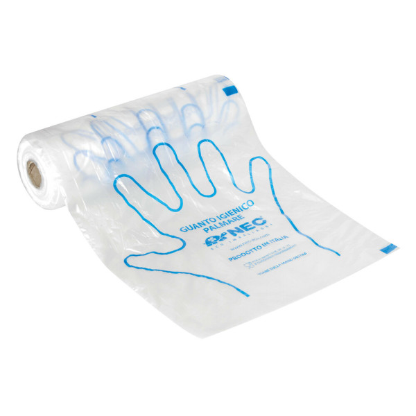 ROTOLO 500 PZ.GUANTI PALMARI UNIVERSALE PER DISPENSER