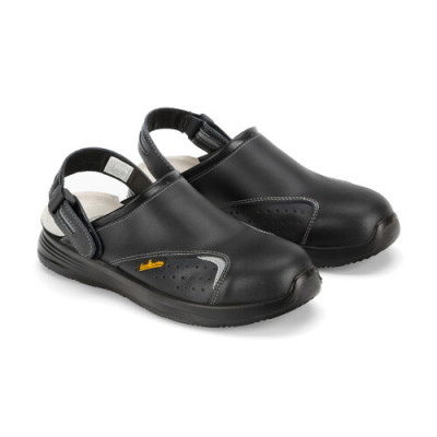 SABOT BASIC 2.0 TG.48 BLACK LEATHER E.ROUTIER