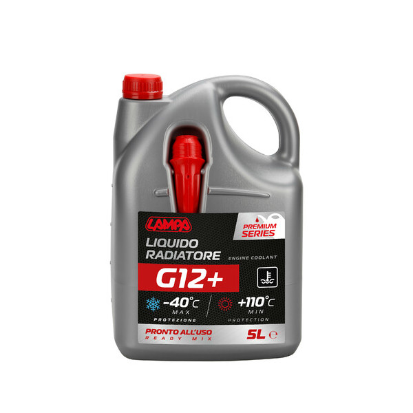 LIQUIDO RADIATORE G12+ ROSSO  5L(-40 C)  PREMIUM 