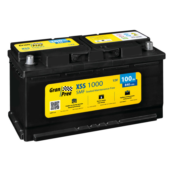 BATTERIA GRAN-PREE SMF 100AH 840A (EN)CCA L05 POLARITA  0