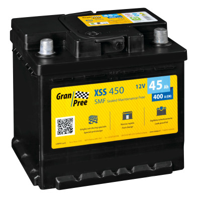 BATTERIA GRAN-PREE SMF 45AH 400A (EN)CCA L01 POLARITA  0