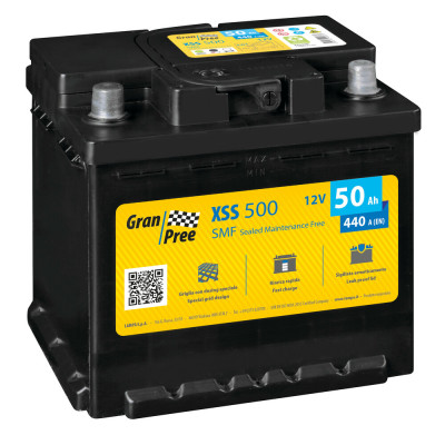 BATTERIA GRAN-PREE SMF 50AH 440A (EN)CCA L01 POLARITA  0