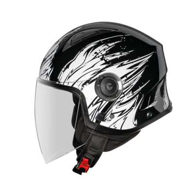 CASCO MILANO NERO AS6 S BIANCO