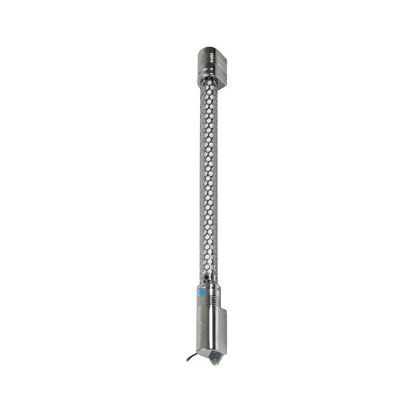 *NEON INOX LITE 45CM 12V BLU