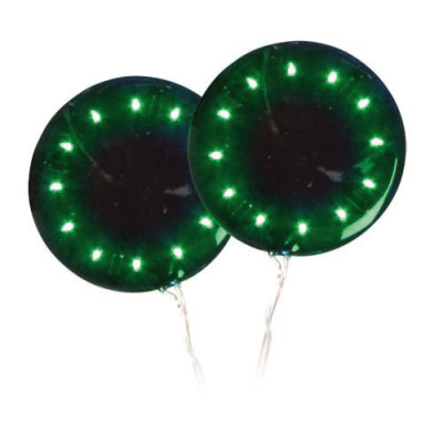 *LED-DISKS EPOXY 12LED VERDE