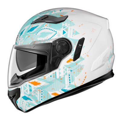 CASCO SFIDA BIANCO AN21 M VERDE