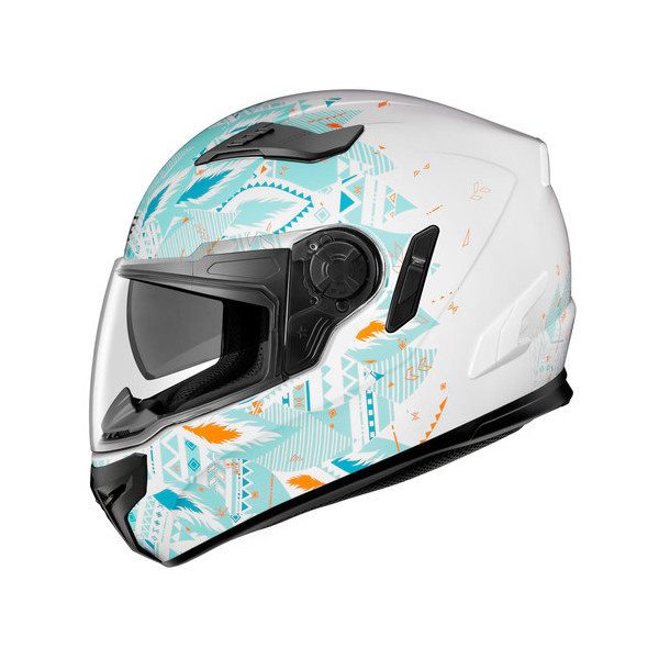 CASCO SFIDA BIANCO AN21 M VERDE