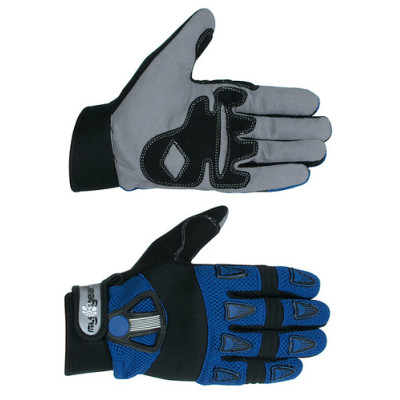 *GUANTI TOUGH BLU-NERI M 