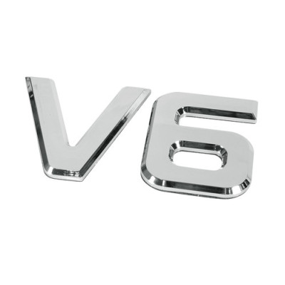 *EMBLEMA CROMATO  V-6  TRUCK
