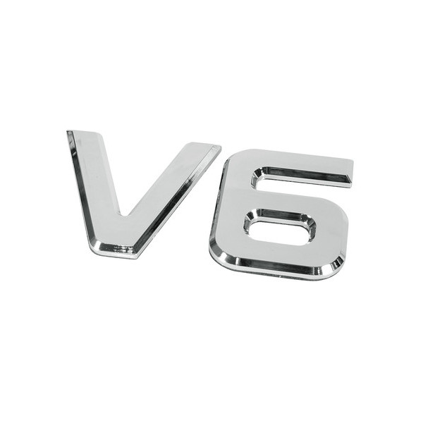 *EMBLEMA CROMATO  V-6  TRUCK